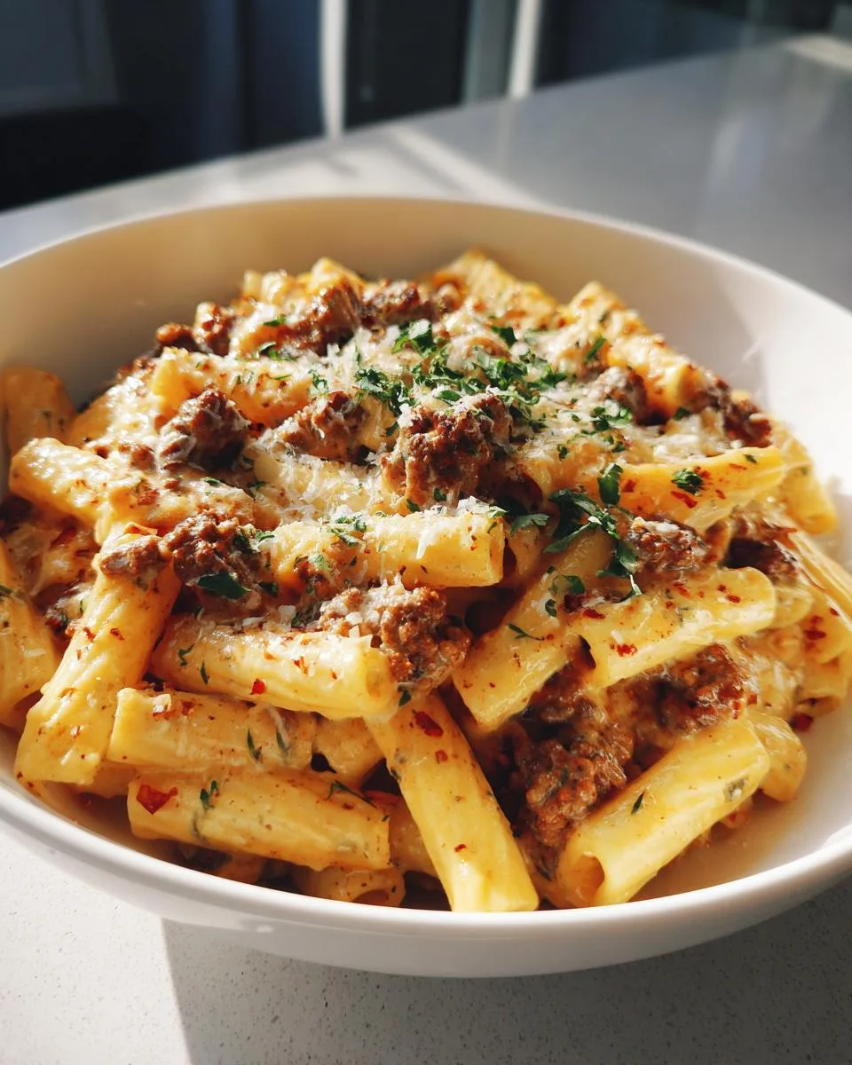 Creamy Beef Pasta - detail 2