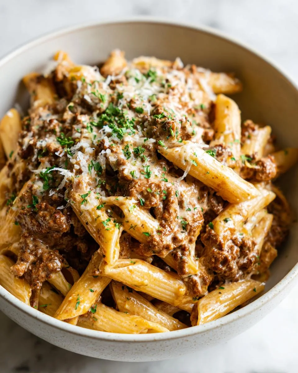 Creamy Beef Pasta - detail 4