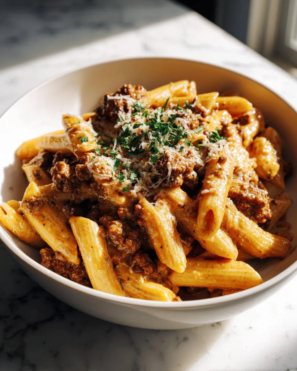 Creamy Beef Pasta - detail 5