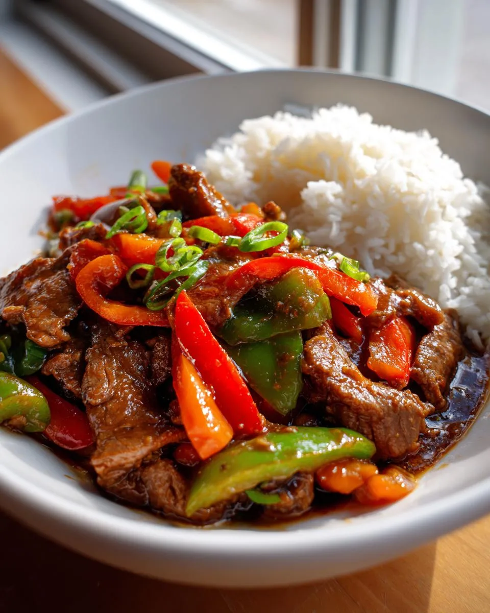 Crock Pot Pepper Steak - detail 4