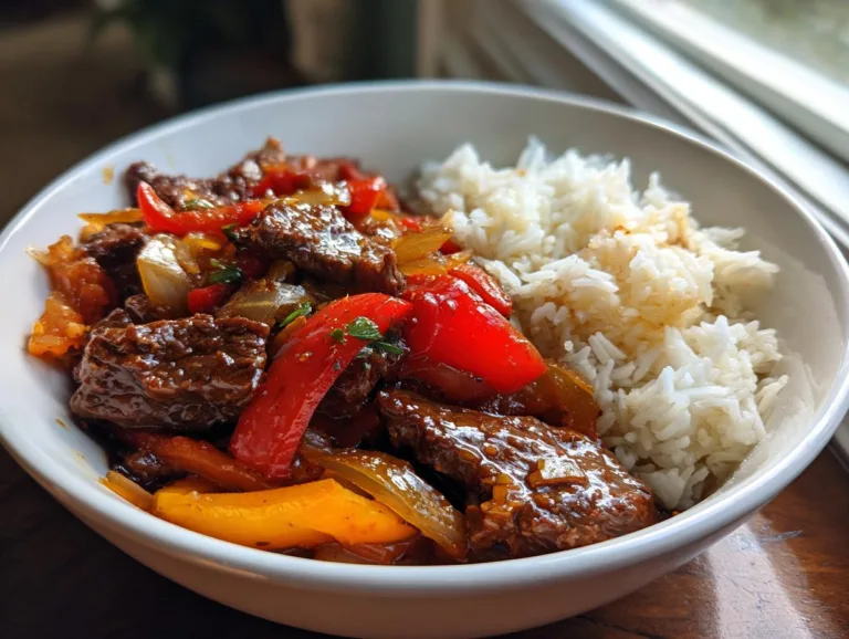 Crock Pot Pepper Steak