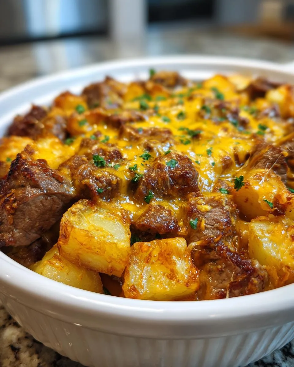 Crockpot Steak Potato Bake - detail 1