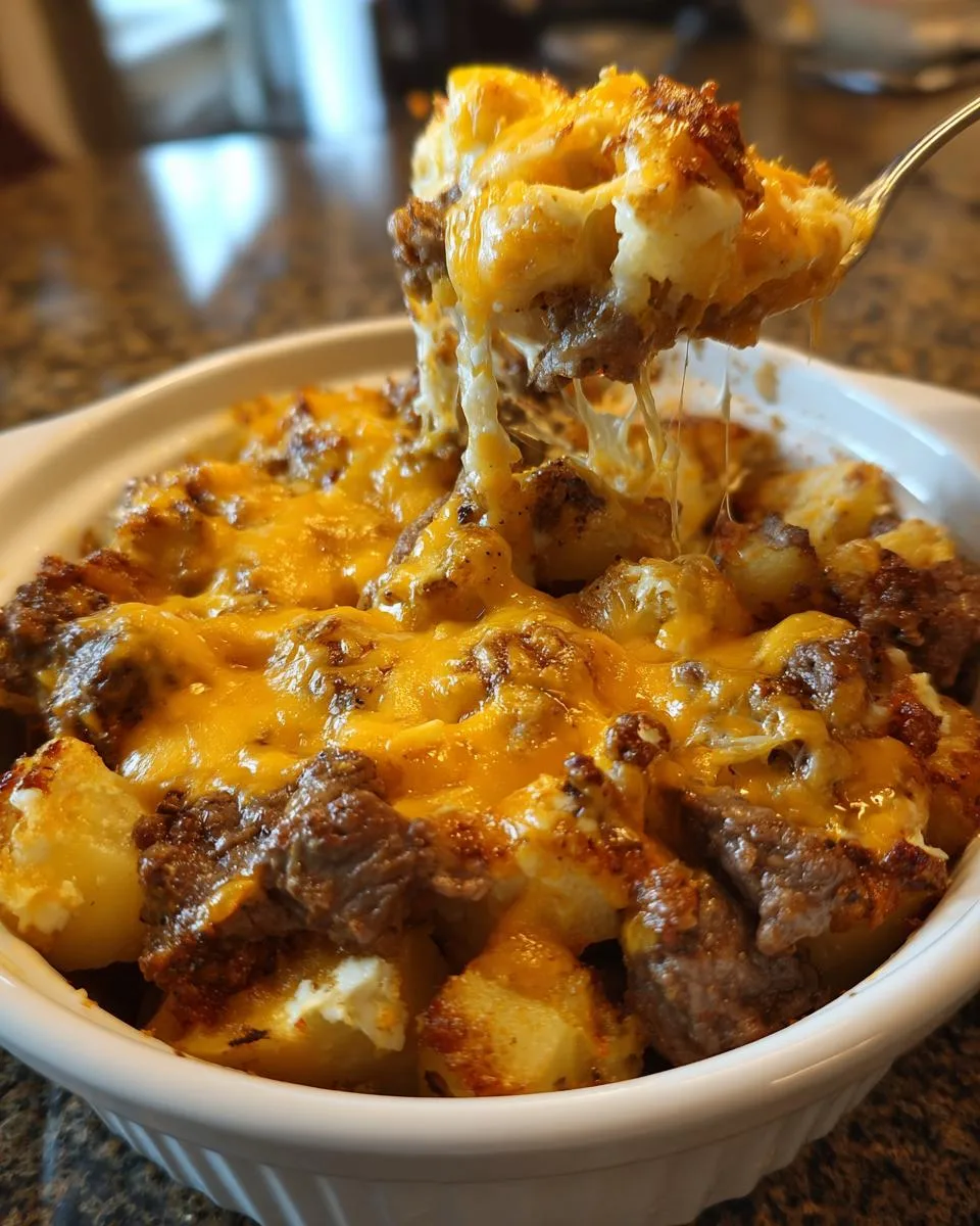 Crockpot Steak Potato Bake - detail 3