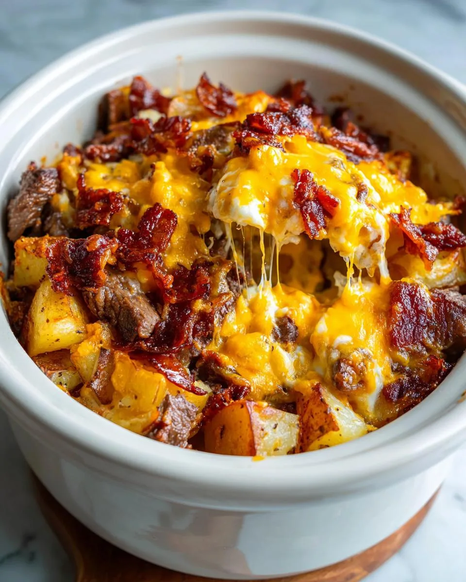 Crockpot Steak Potato Bake - detail 4