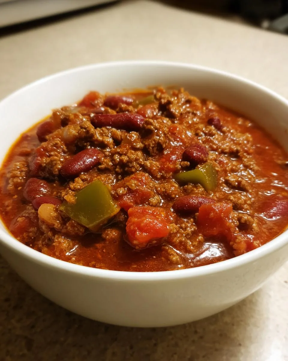 Dr Pepper Beef Chili - detail 1