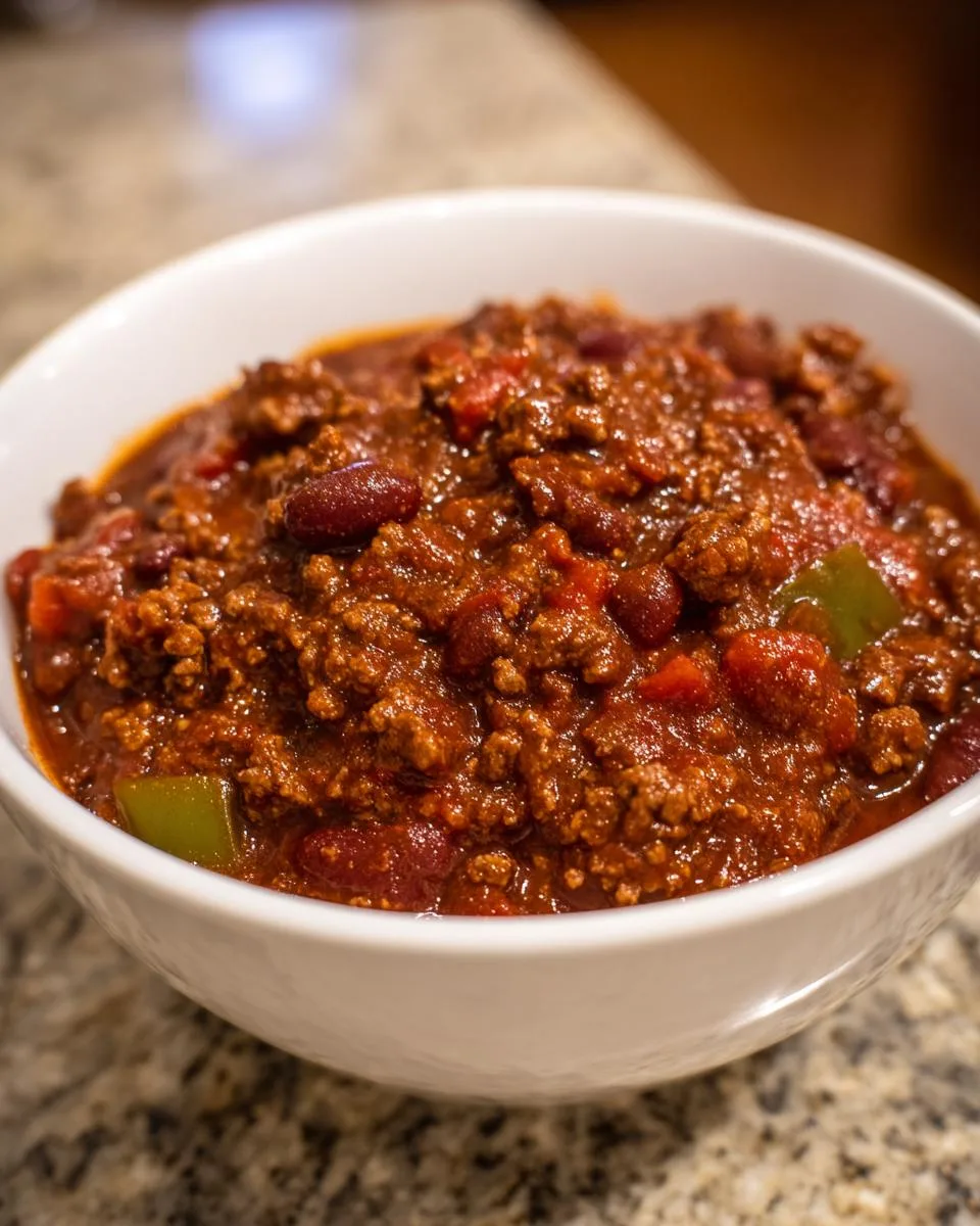 Dr Pepper Beef Chili - detail 2