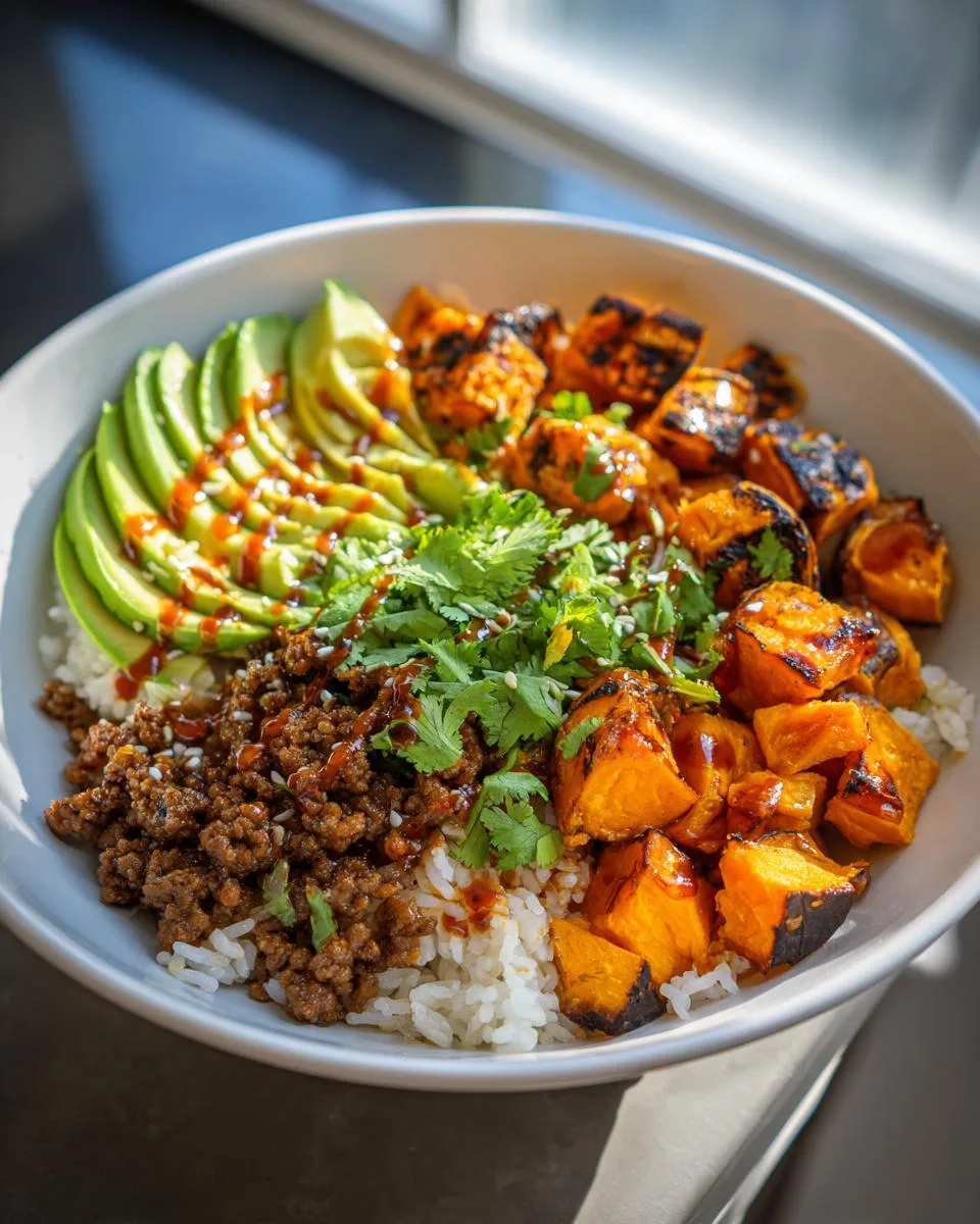 Ground Beef Hot Honey Bowl - detail 1