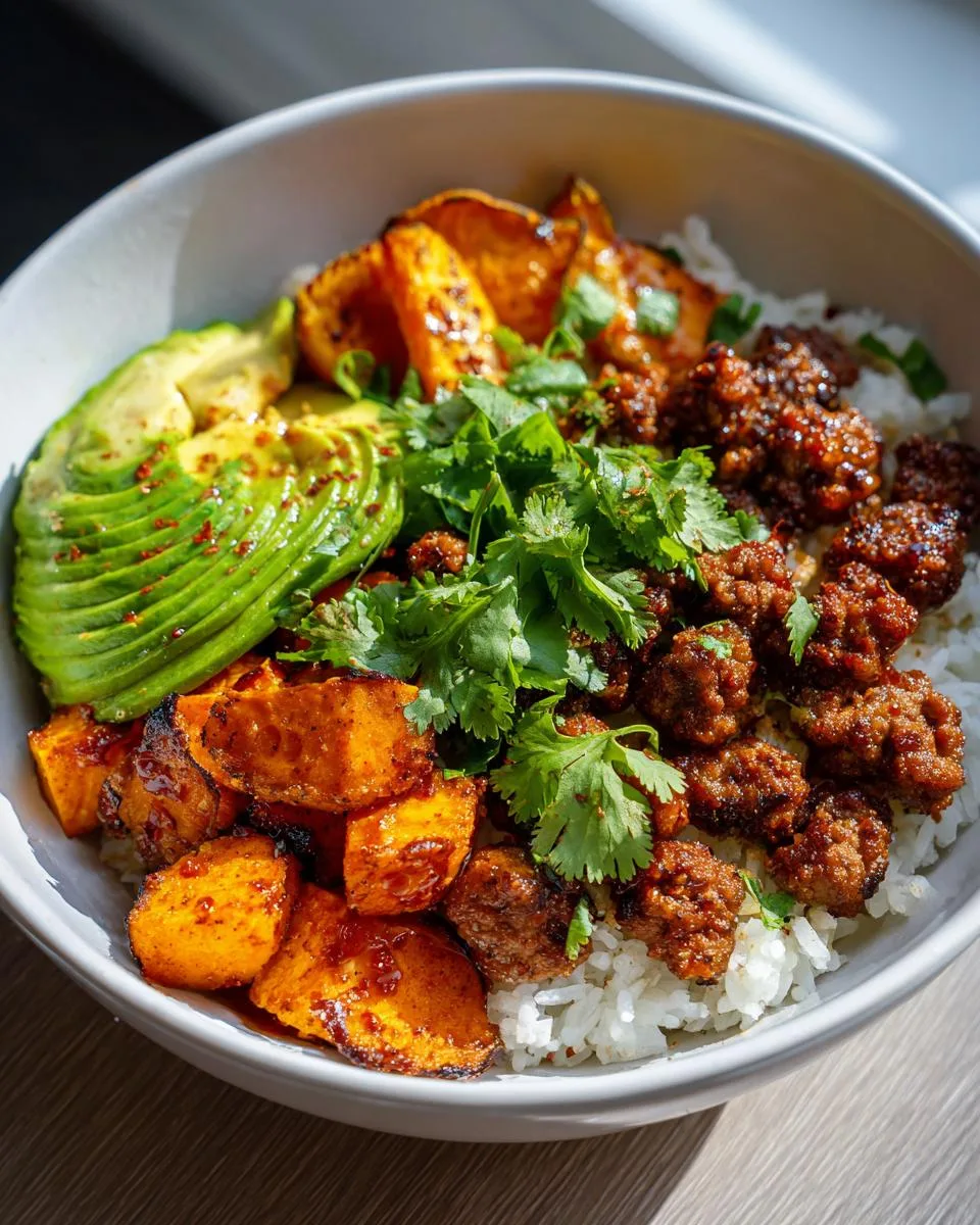 Ground Beef Hot Honey Bowl - detail 2