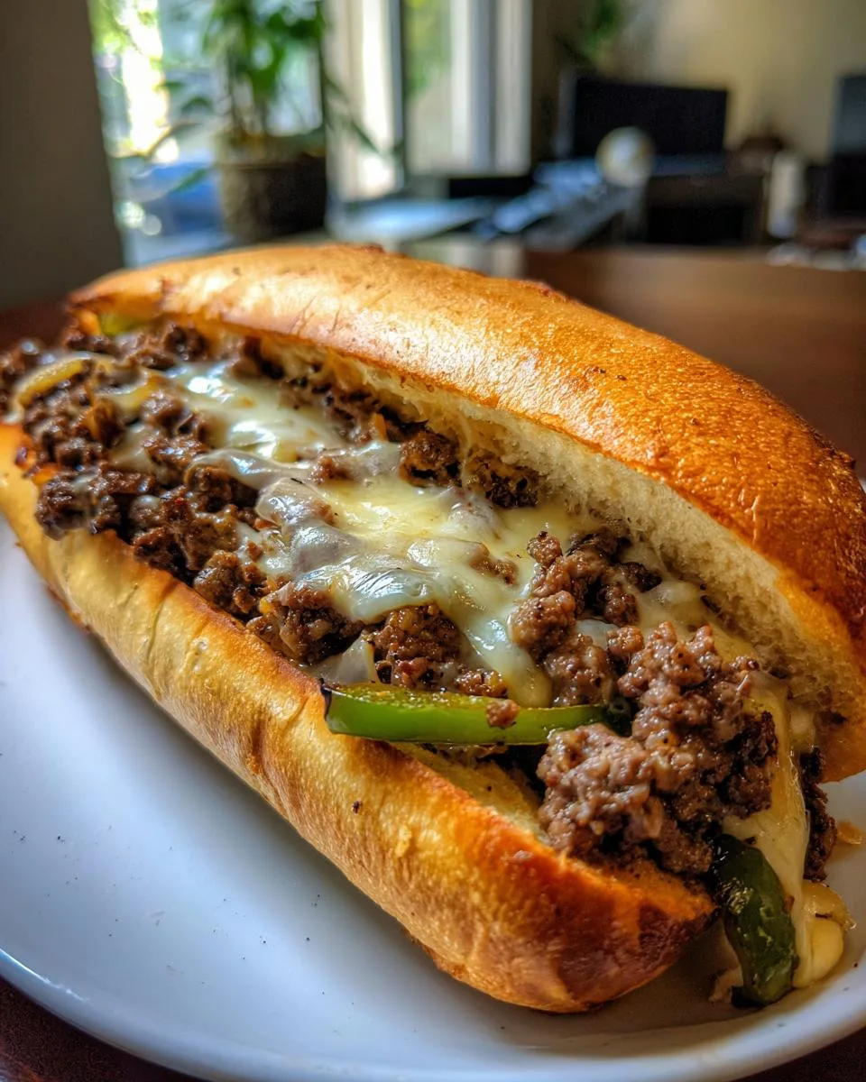 Ground Beef Philly Cheesesteaks - detail 4