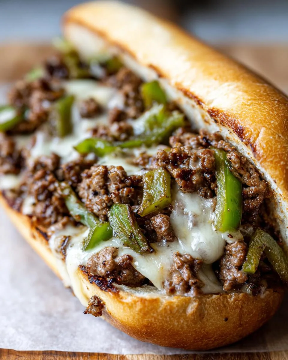 Ground Beef Philly Cheesesteaks - detail 5
