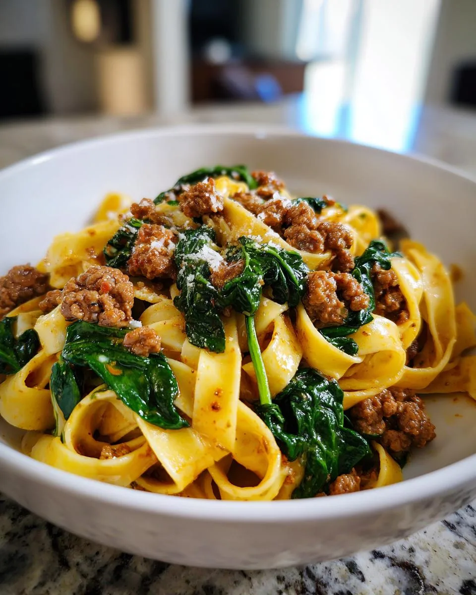 High Protein Creamy Beef Pasta - detail 1