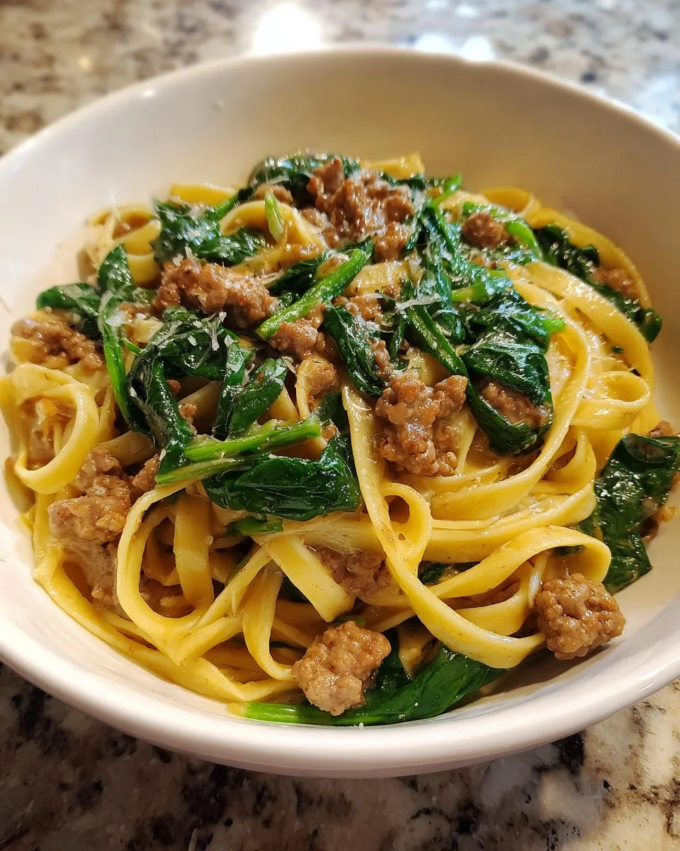 High Protein Creamy Beef Pasta - detail 2