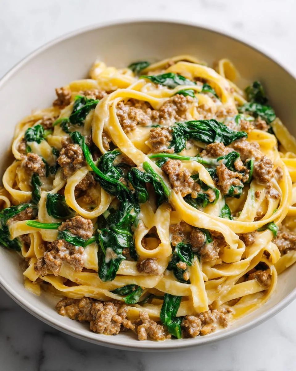 High Protein Creamy Beef Pasta - detail 4