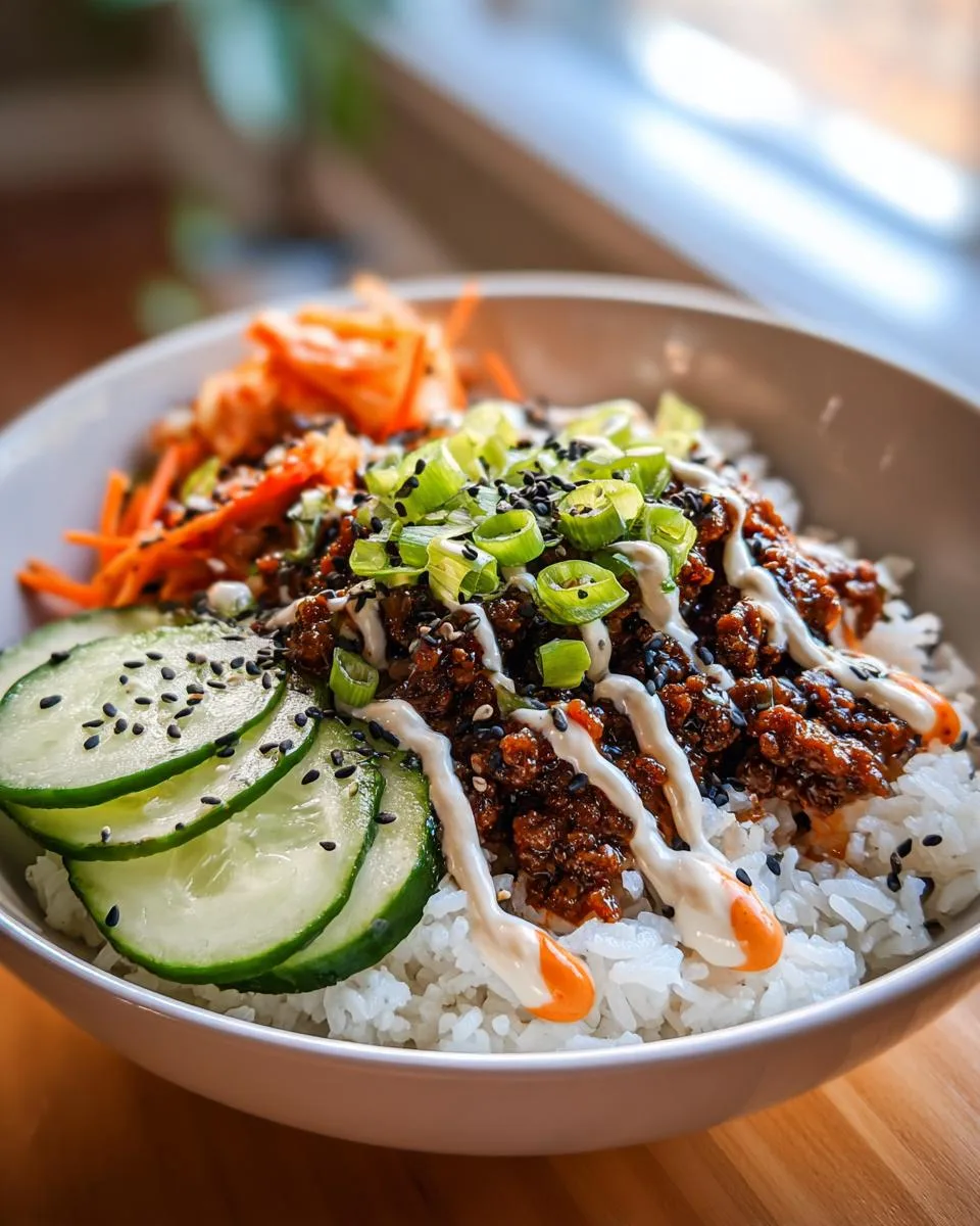 Korean Beef Rice Bowls - detail 5