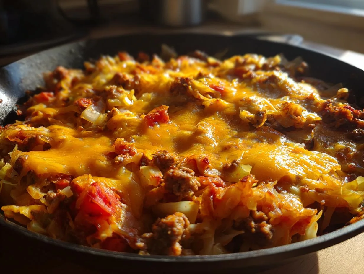 30-Minute Low Carb Cabbage Casserole That’s Insanely Delicious