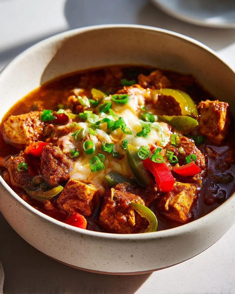 Low Carb Chicken Chili - detail 3