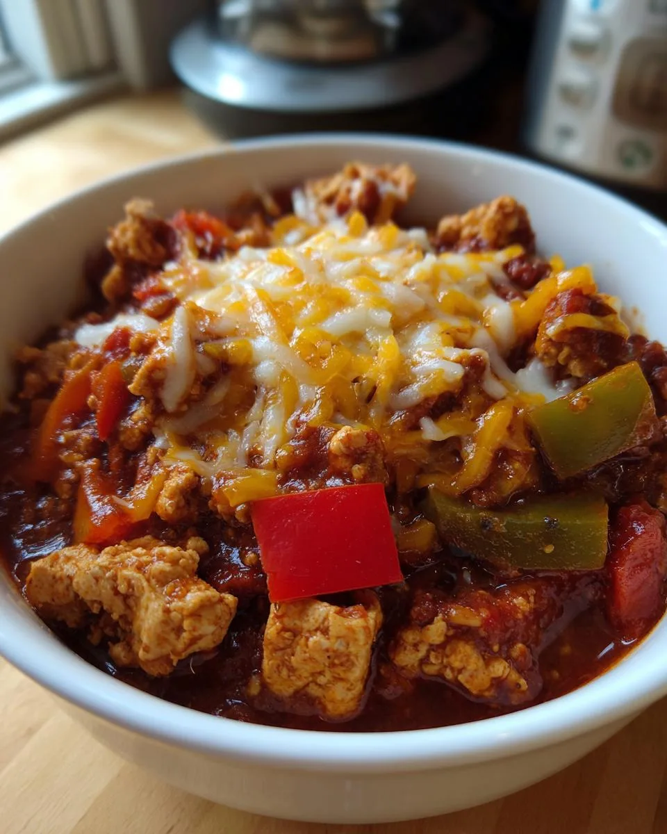 Low Carb Chicken Chili - detail 4