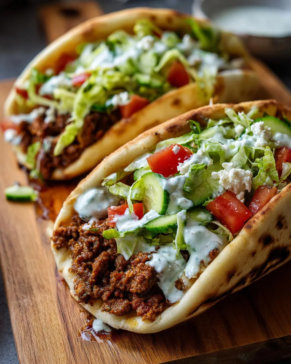 Mediterranean Ground Beef Pita Pockets - detail 1
