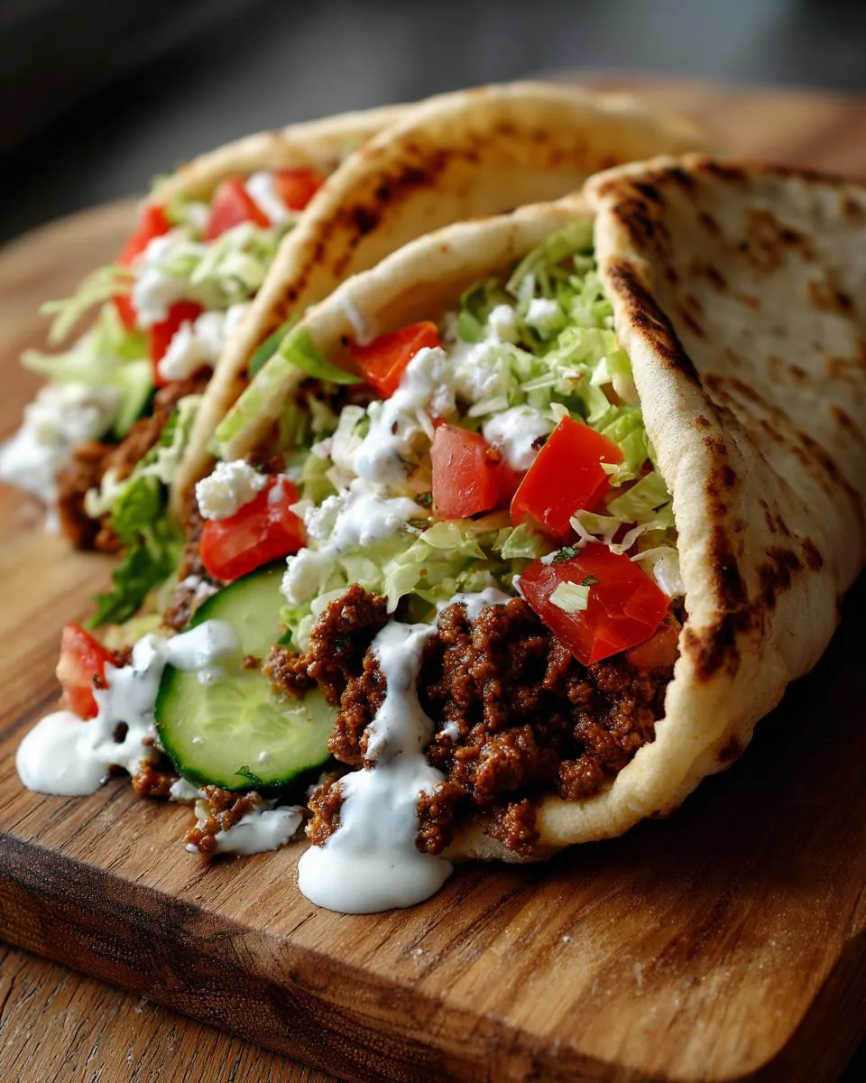 Mediterranean Ground Beef Pita Pockets - detail 3