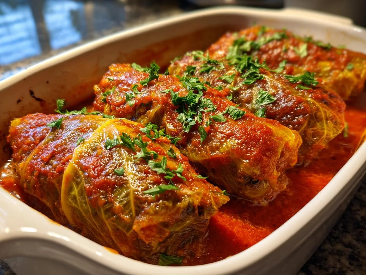Hearty Old Fashioned Cabbage Rolls Packed with 5-Star Flavor
