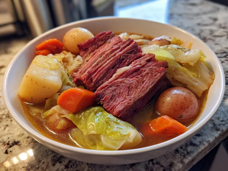 One Pot Corned Beef Cabbage