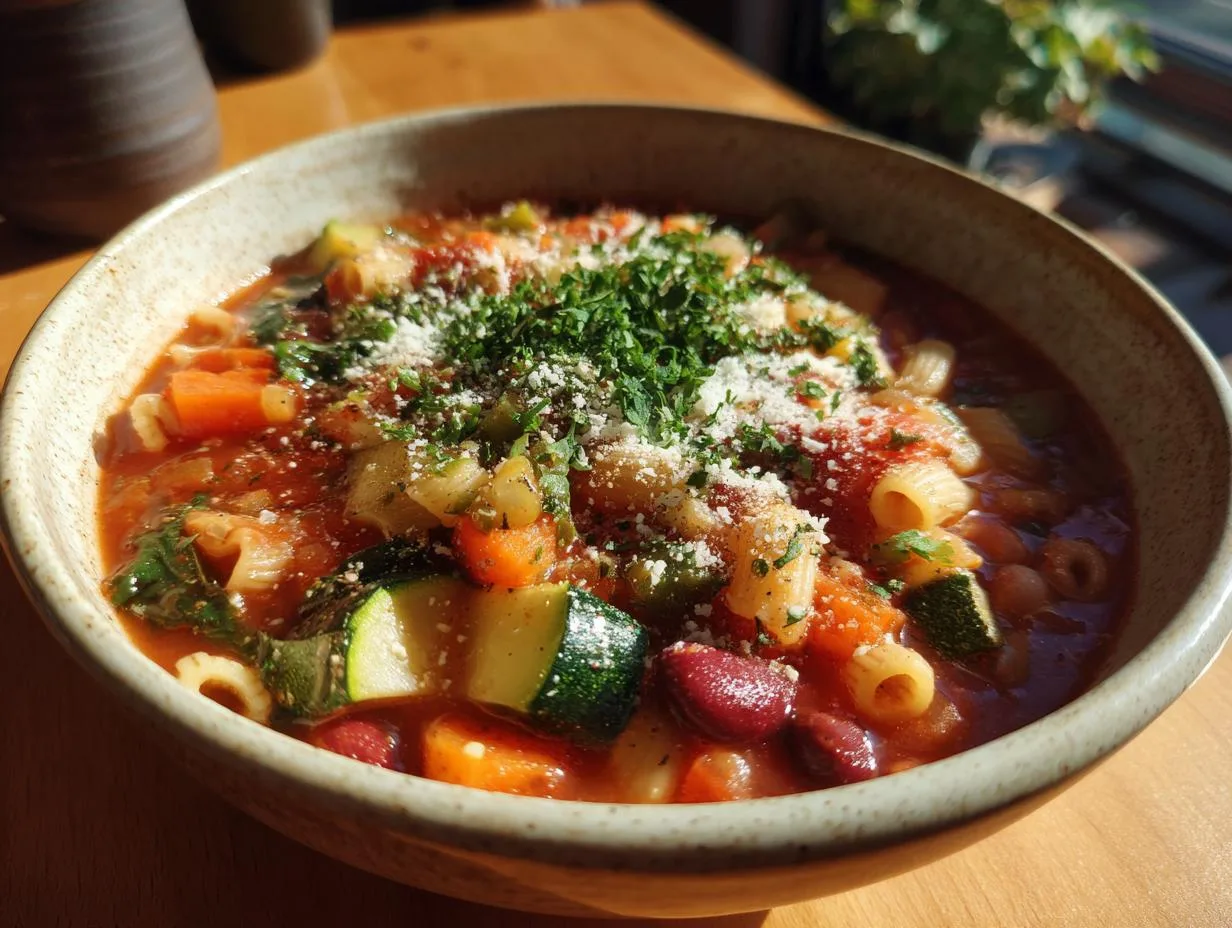 35-Minute One Pot Vegan Minestrone Soup That Heals Souls