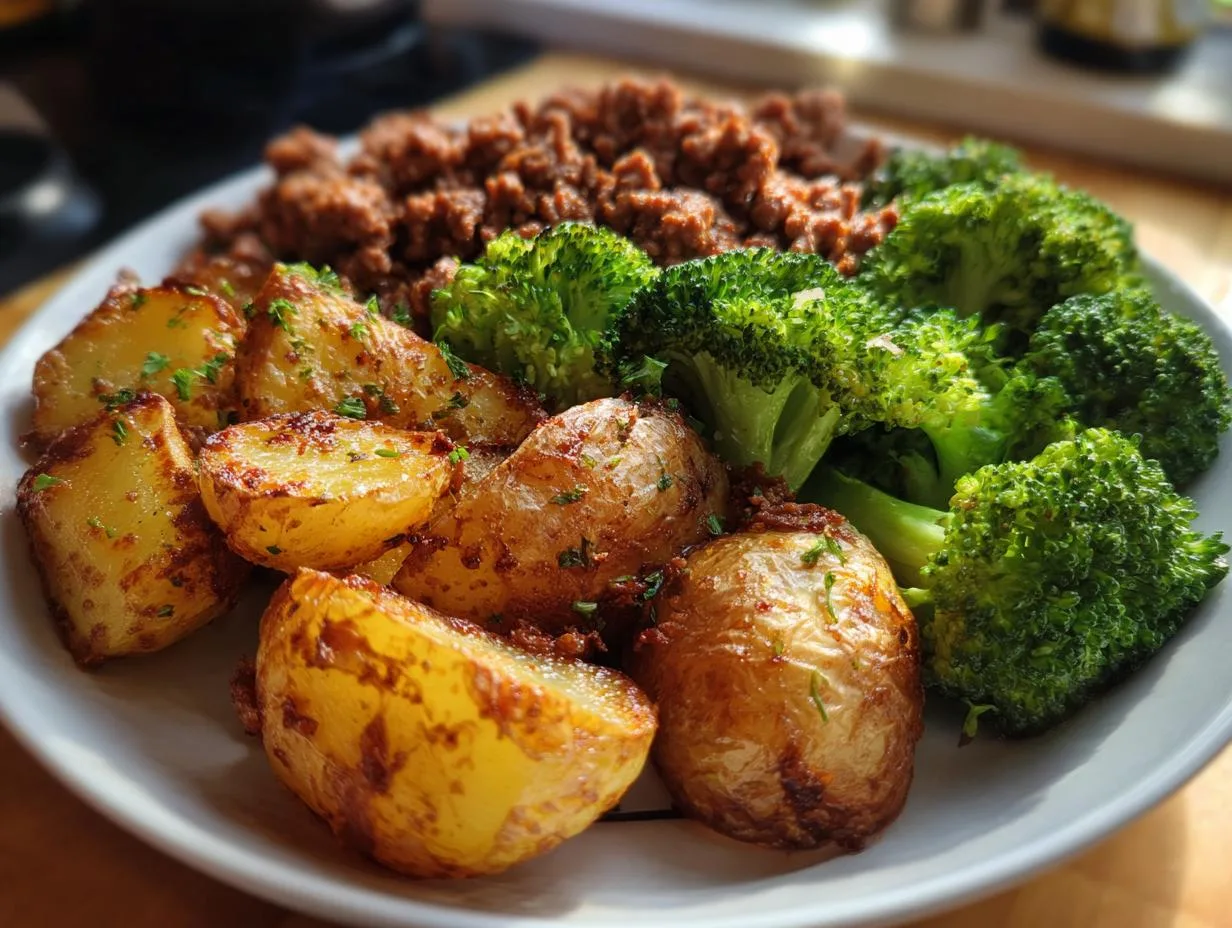 Savory Ground Beef Herb Roasted in Just 40 Minutes