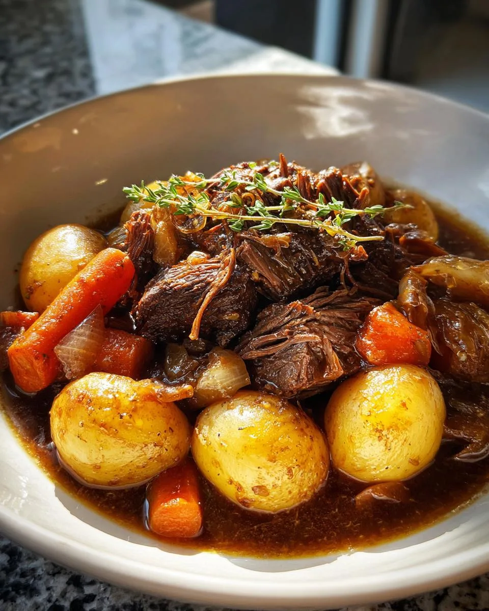 Slow Cooked Beef Pot Roast - detail 4