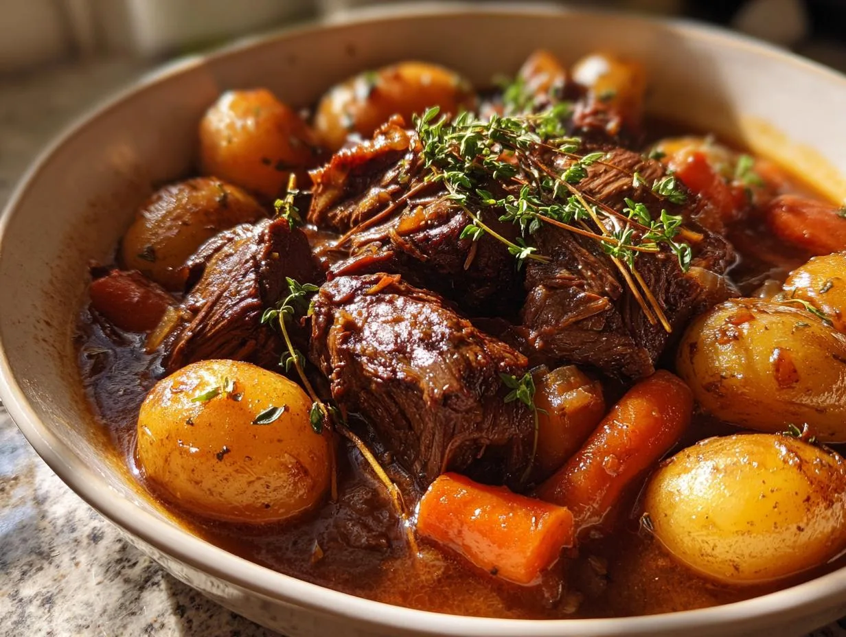 Slow Cooked Beef Pot Roast: 8-Hour Melt-in-Your-Mouth Magic