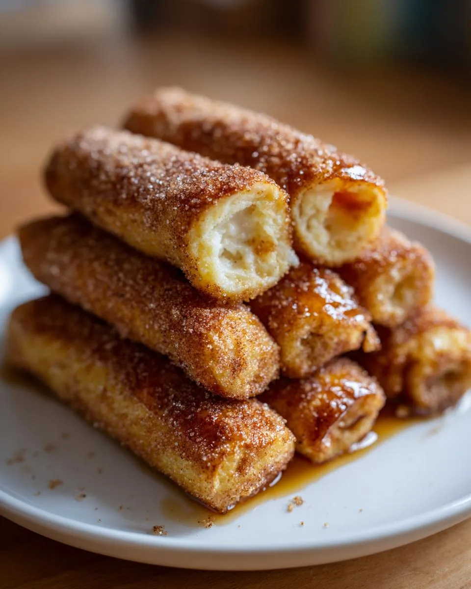 cinnamon sugar french toast roll-ups - detail 5