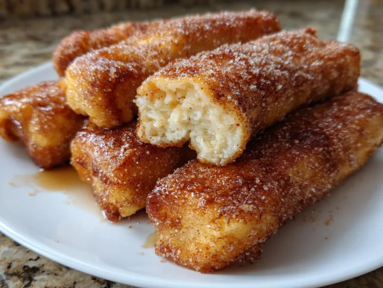 cinnamon sugar french toast roll-ups