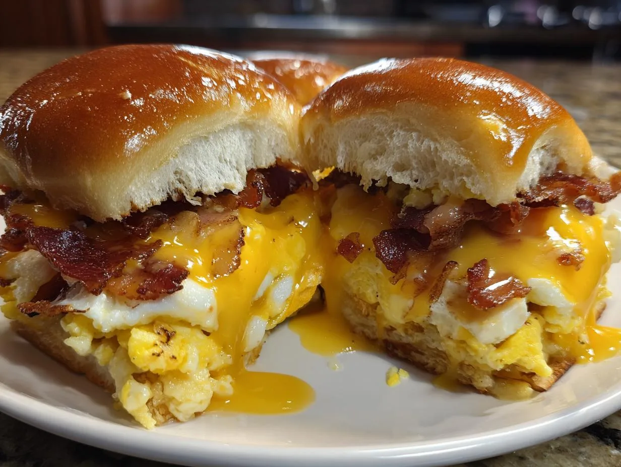 Irresistible 8-Ingredient Crack Breakfast Sliders That Wow