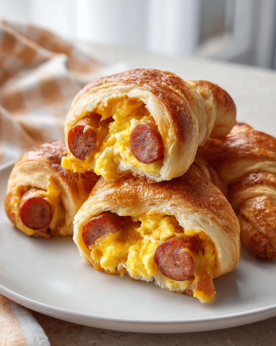 sausage egg breakfast rolls - detail 4