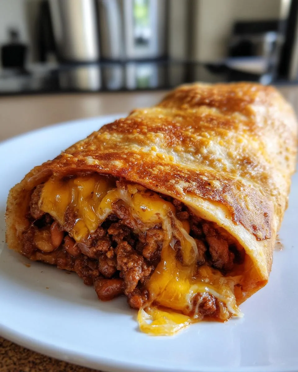 Beef Cheese Chimichangas - detail 5