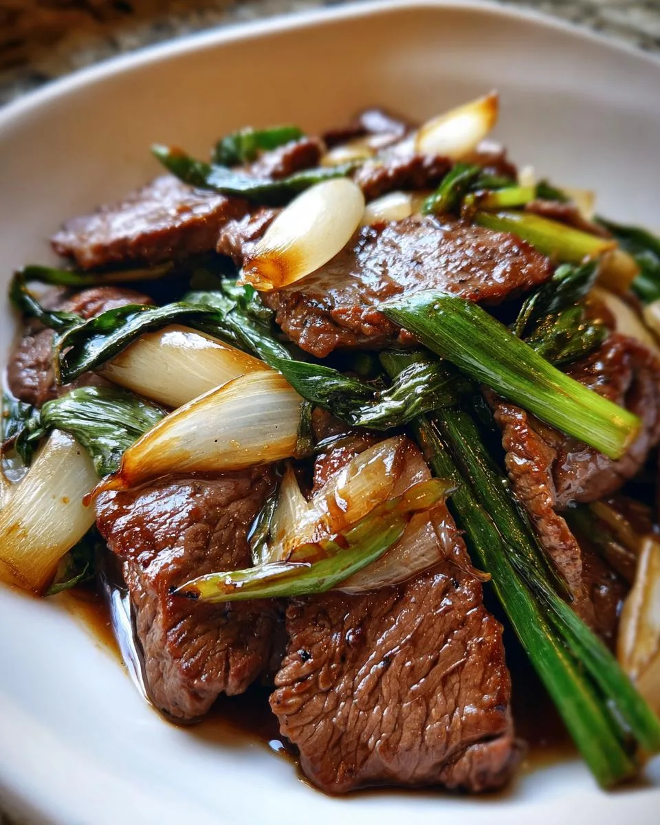 Beef Onion Stir Fry - detail 3