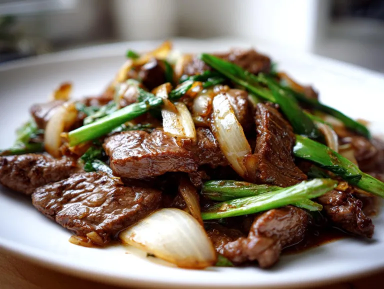 Beef Onion Stir Fry