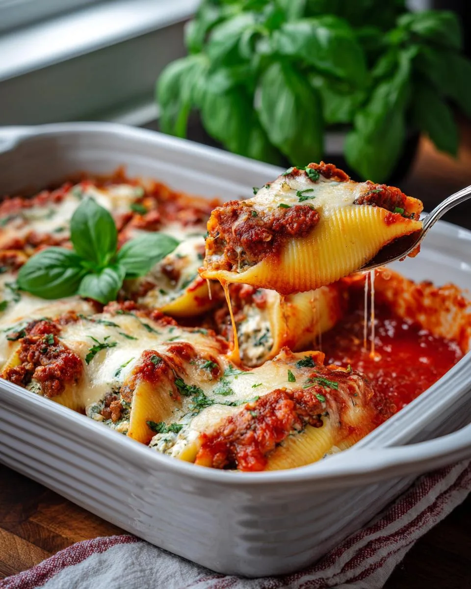 Beef Stuffed Shells Creamy Ricotta - detail 4