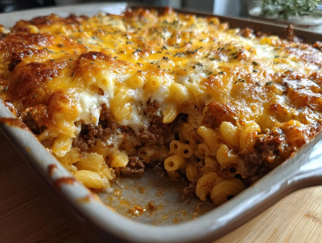 45-Minute Classic Ground Beef Casserole: Irresistible Comfort Food!
