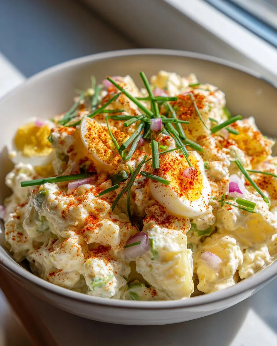Creamy Deviled Egg Potato Salad - detail 4