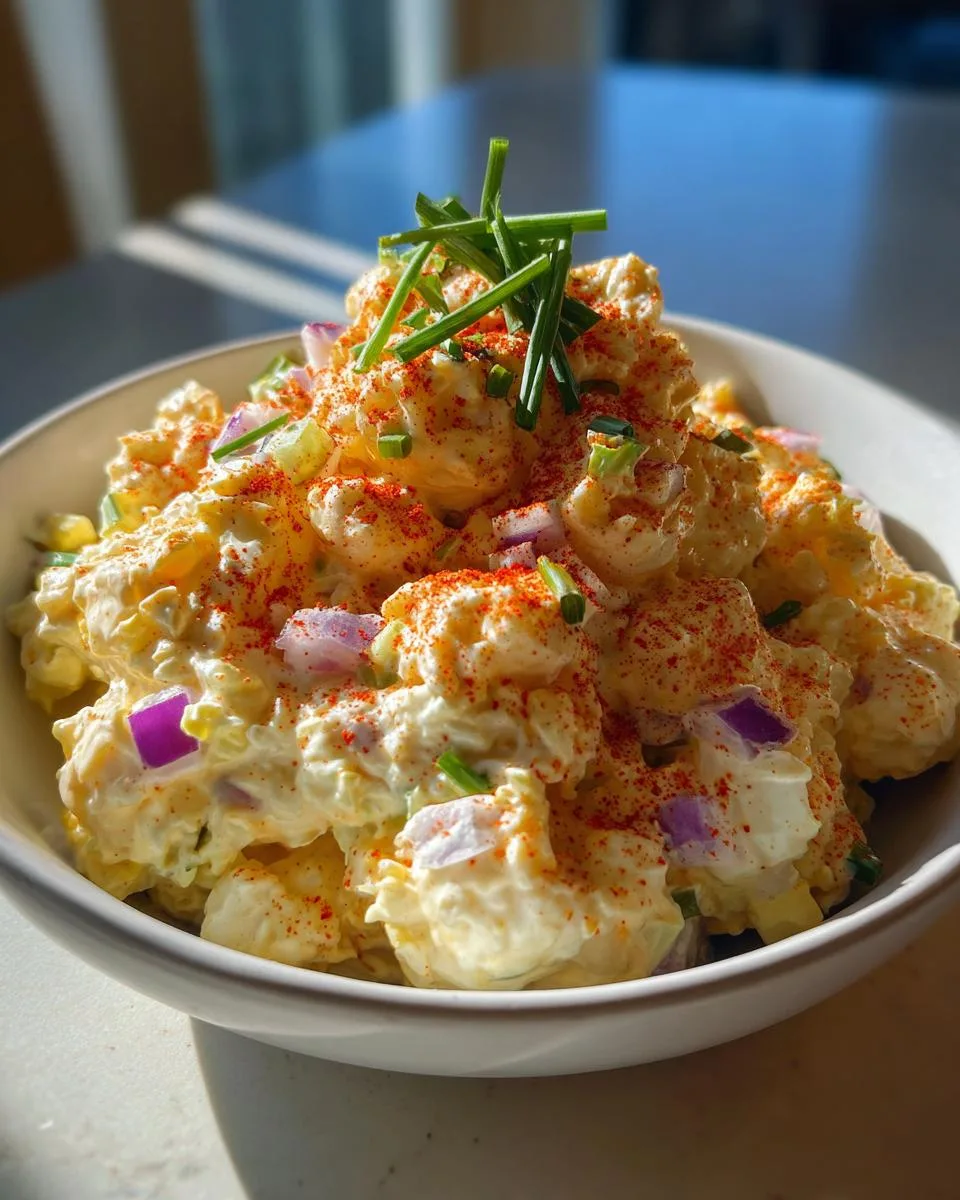 Creamy Deviled Egg Potato Salad - detail 5