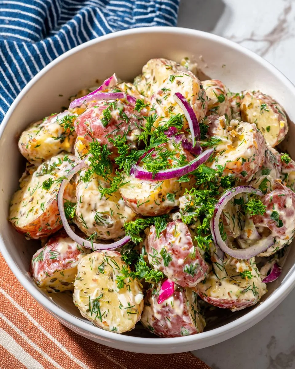 Creamy Healthy Potato Salad - detail 3