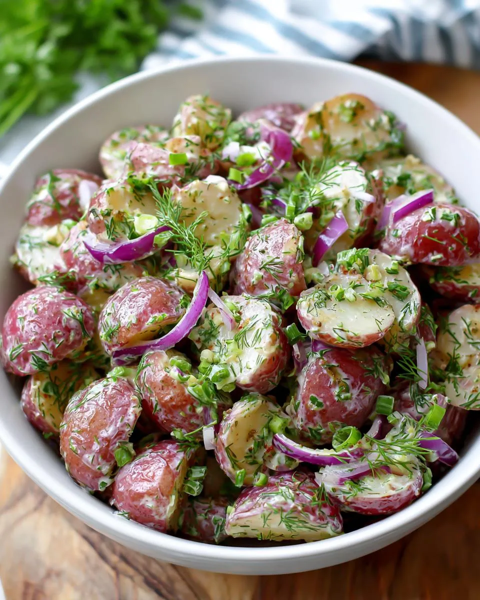 Creamy Healthy Potato Salad - detail 4