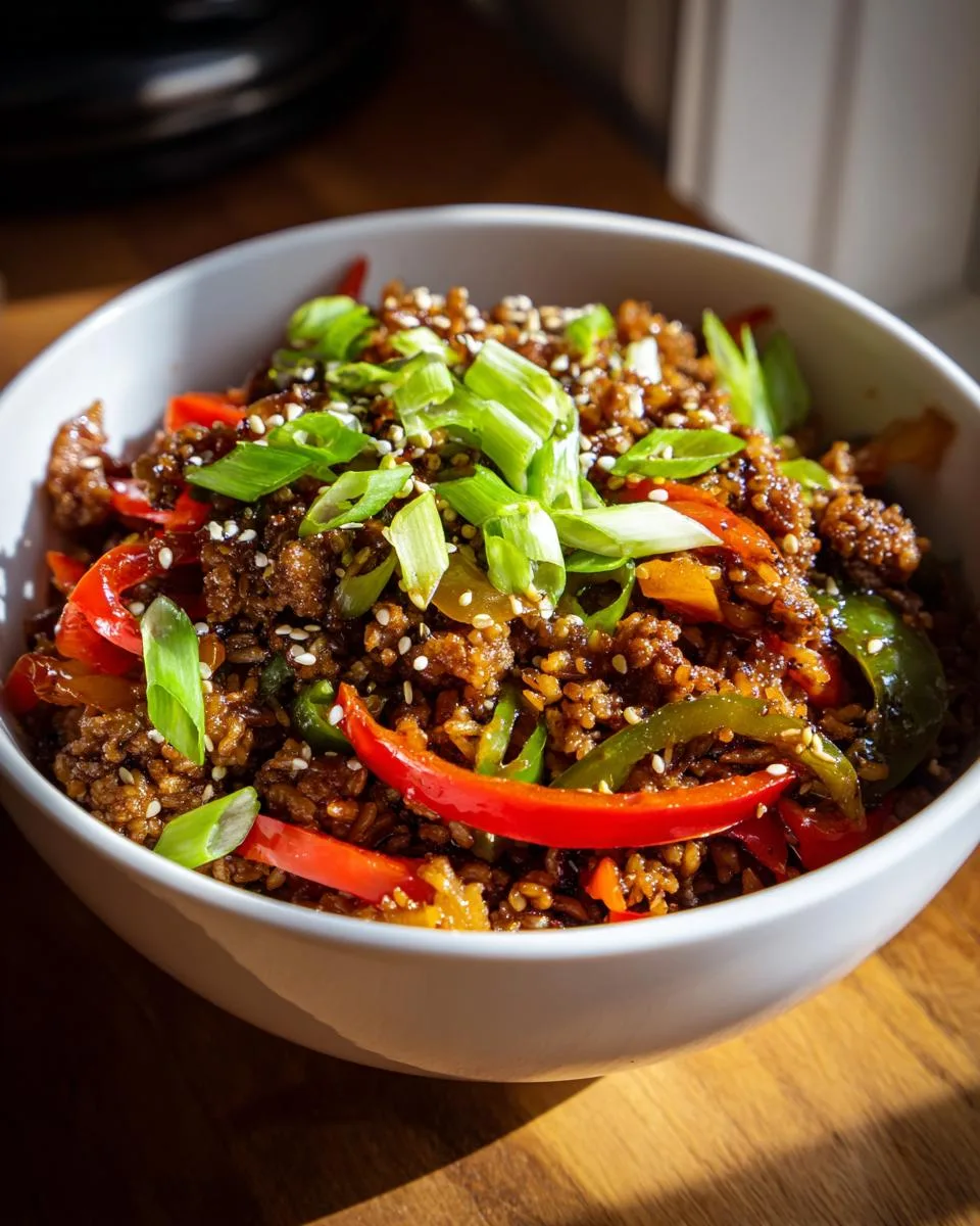Crispy Chilli Beef Rice - detail 3