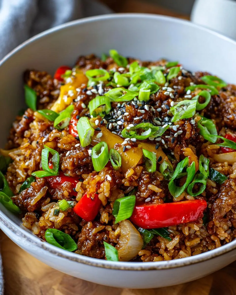 Crispy Chilli Beef Rice - detail 4