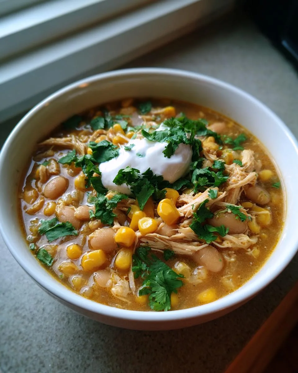 Crockpot White Chicken Chili - detail 3