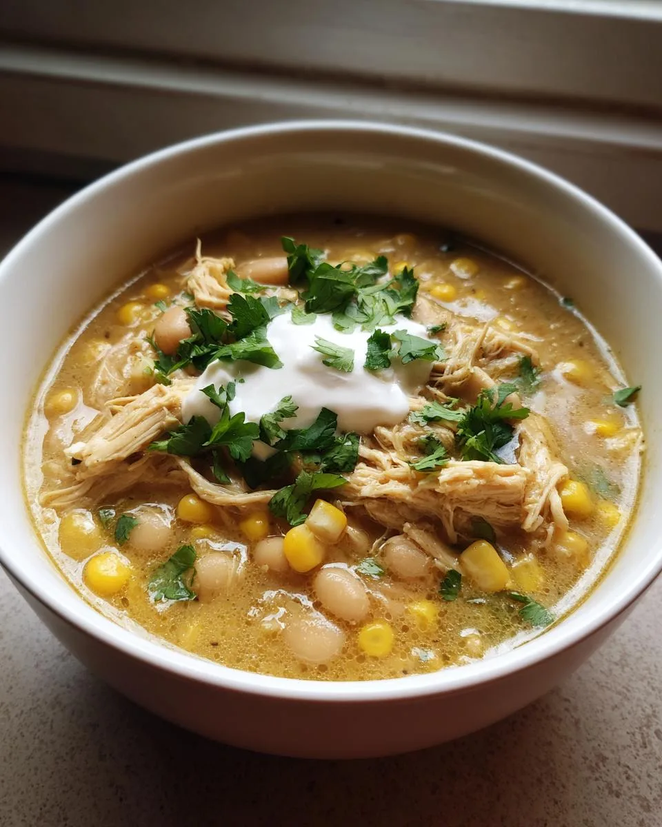 Crockpot White Chicken Chili - detail 4