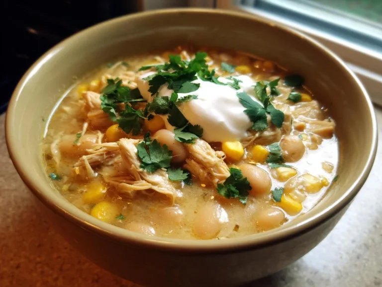 Crockpot White Chicken Chili