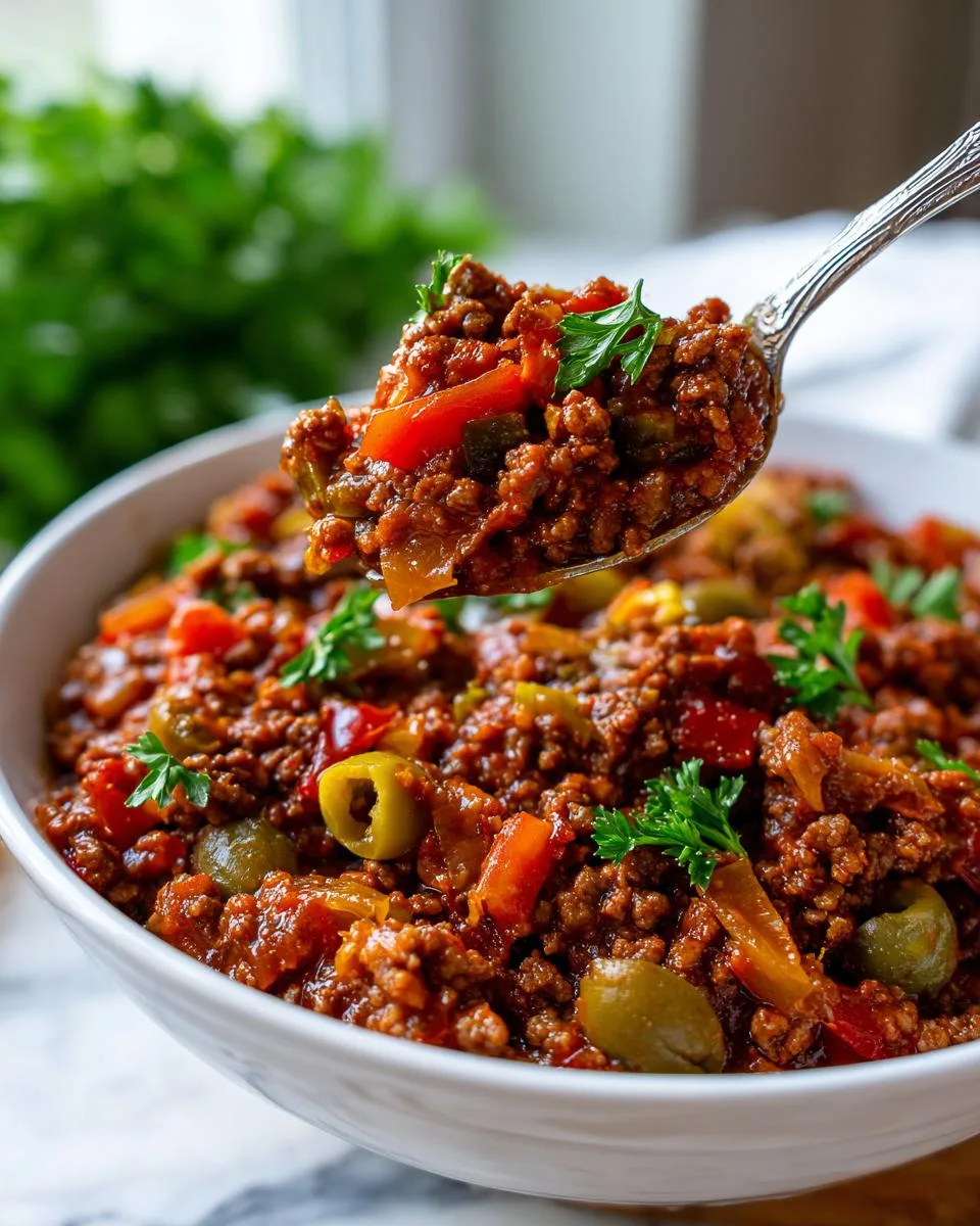 Cuban Beef Picadillo - detail 3