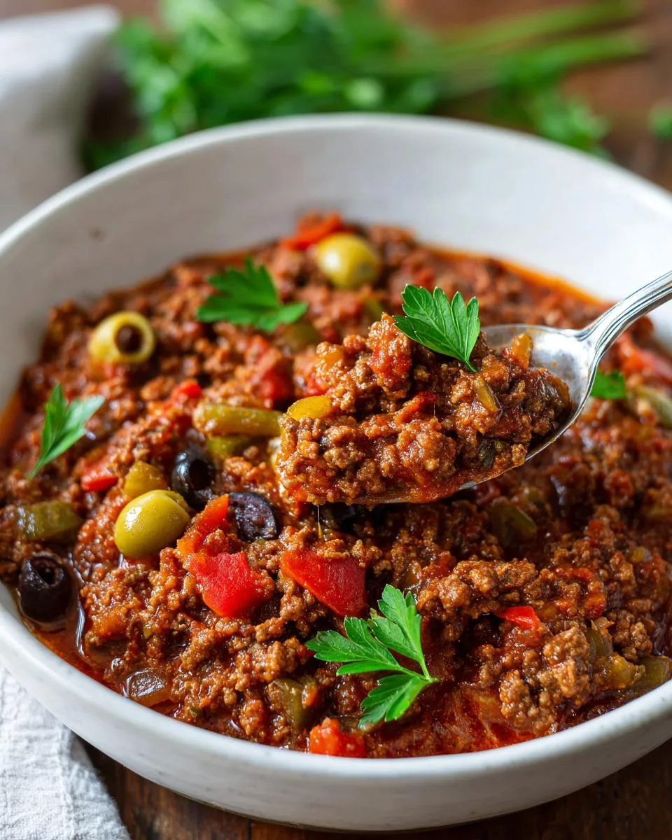 Cuban Beef Picadillo - detail 4