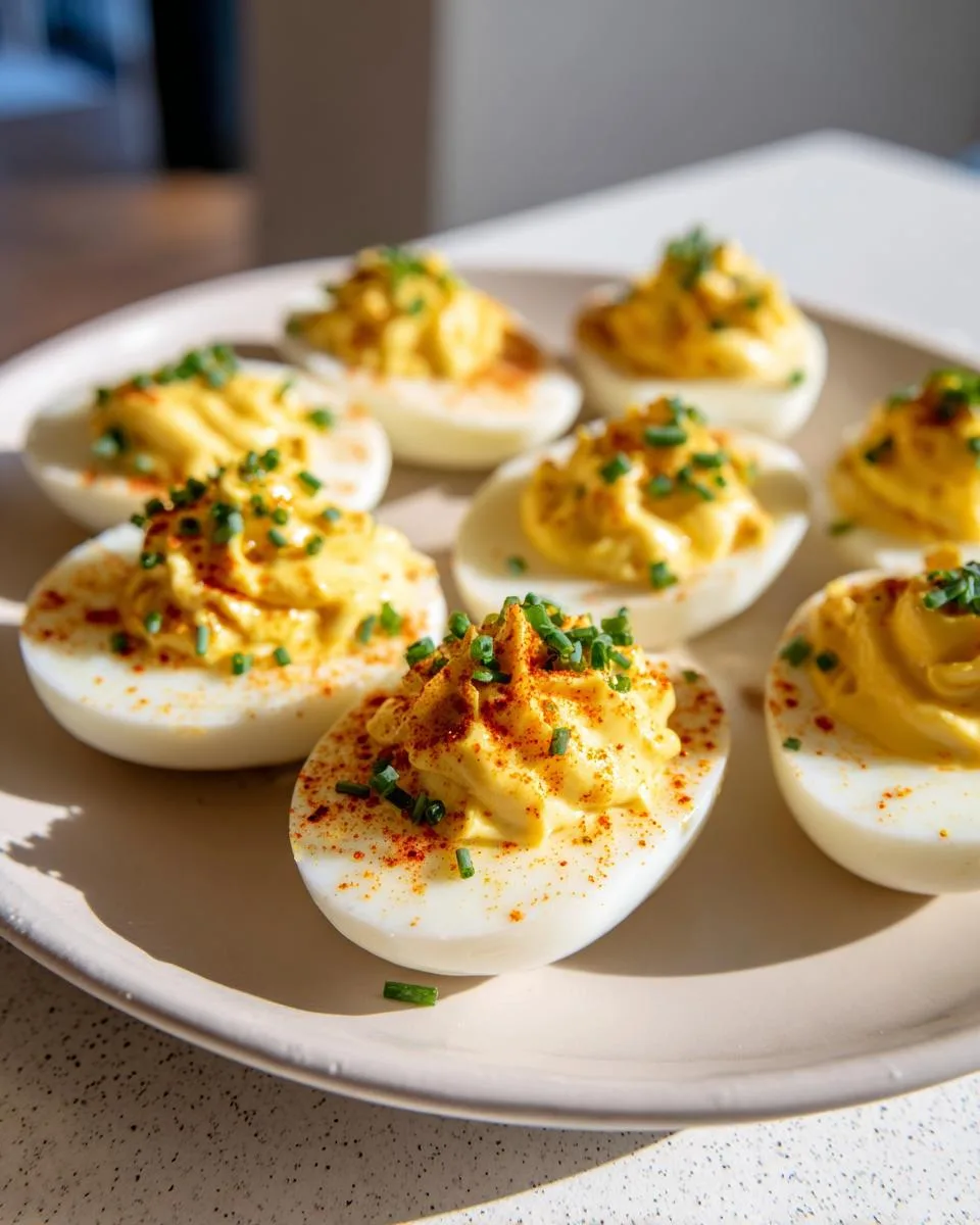 Deviled Eggs With Curry Powder - detail 3